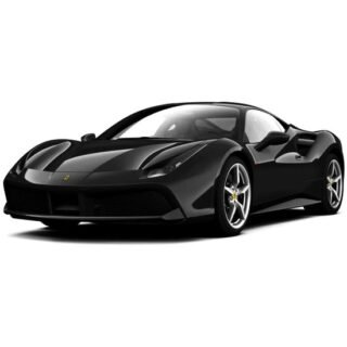 Bburago Modelauto Ferrari 488 GTB 2015 zwart 1:43 - auto schaalmodel