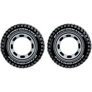 Intex Opblaasbare autoband - 2x - zwemband/zwemring - 91 cm