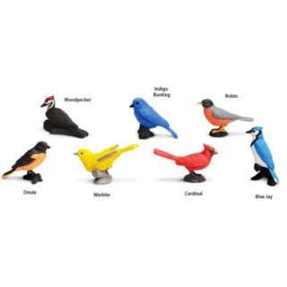 Safari LTD speelfiguren vogels mix - 7 stuks - Kunststof - dieren - speeldieren