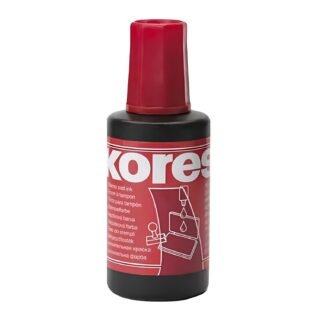 Kores Inkt - flesje navulling voor stempelkussens - rood - 27 cm