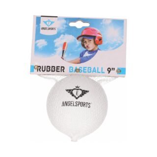 Angelsports Honkbal - wit - rubber - 9 cm - speelbal - baseball