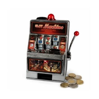 Spaarpot gokkast - speelautomaat - 19 x 13 cm - fruitmachine - casino thema