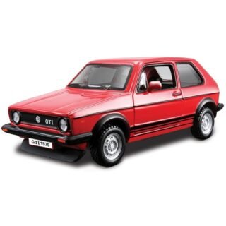 Modelauto - Volkswagen Golf MK1 - rood - schaal 1:32 - speelgoedauto