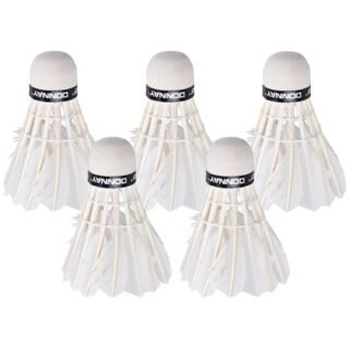 Eddy Toys Badminton Shuttles - 5x stuks - veren - wit