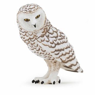 Papo Sneeuwuil speelfiguur - 6 cm - kunststof - uilen figuurtje