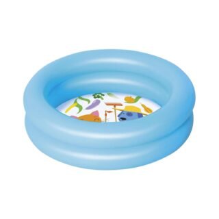 Bestway babybadje - blauw - opblaasbaar zwembadje - 61 x 15 cm - 2 rings