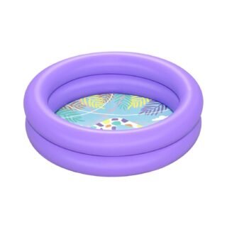 Bestway babybadje - paars - opblaasbaar zwembadje - 61 x 15 cm - 2 rings