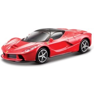 Modelauto/speelgoedauto Ferrari LaFerrari - rood - 10 cm - schaal 1:43