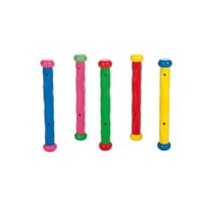 Duikstokjes - 5x stuks - Gekleurd - Kunststof - Duikspeelgoed voor Zwembad