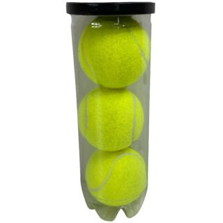 Summer Play Tennisballen - in koker - 3x stuks - lichtgevend geel - sport tennissen - Super A grade