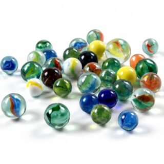 Speelgoed knikkers - Marbles mix - 1 kilo - knikkerset voor kinderen - glas - diverse formaten