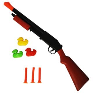 Cowboy geweer - pistool met zachte peilen en eendjes - 56 cm - speelgoed