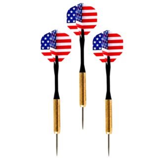 Dart pijlen set - Amerikaanse/USA vlag - 3x - dartspijlen - dart flights