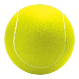 Mega tennisbal XL - geel - 13 cm - grote tennisballen - speelgoed/sportartikelen