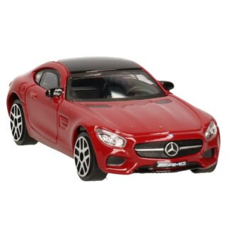 Modelauto - Mercedes Benz AMG GT - donker rood - schaal: 1:43 - speelgoedauto