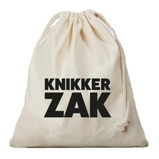 Canvas knikkerzak - knikker opbergzakje - met koord - 25x30 cm - knikkertas
