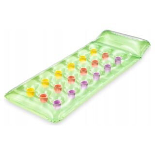 Bestway Luchtbed - groen - met hoofdkussen - 168 cm - zwembad luchtmatras - strand opblaas speelgoed