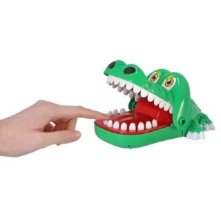 Bijtende krokodil spel - kiespijn - familiespel - 15 x 15 x 30 cm - spelletjes