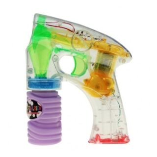 Bellenblaas pistool - met LED licht - 14 cm - speelgoed