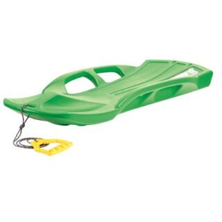 Prosperplast sneeuw slee - met trekkoord - kinderen - 110 cm - groen - Kinderslee - kunststof