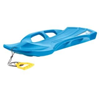 Prosperplast sneeuw slee - met trekkoord - kinderen - 110 cm - blauw - Kinderslee - kunststof