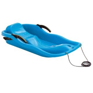 Prosperplast race sneeuw slee - met remmen - kinderen - blauw - Kinderslee - 87 x 40 cm