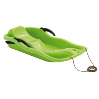 Prosperplast race sneeuw slee - met remmen - kinderen - groen - Kinderslee - 87 x 40 cm