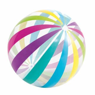 Intex Jumbo strandbal - 107 cm diameter - vinyl - inclusief reparatiesetje