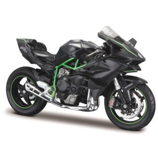 Modelmotor/speelgoedmotor - Kawasaki H2 R NINJA - zwart - schaal 1:12