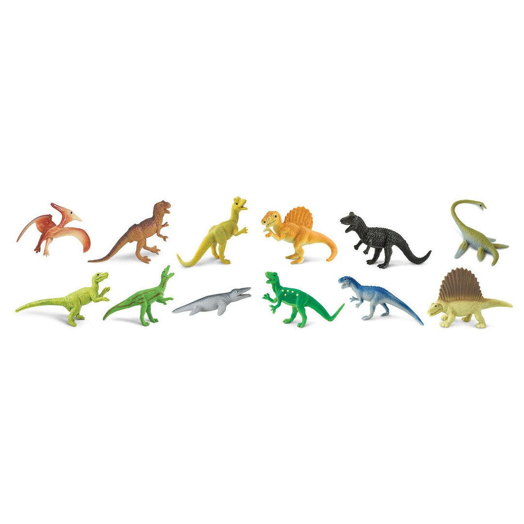 Safari LTD Dinosaurussen Speelset - 12 stuks plastic figuren