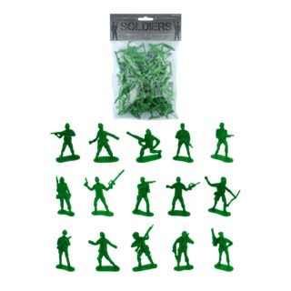 Henbrandt Speelgoed Soldaatjes - 50x Figuren - 3,5-7 cm - Plastic